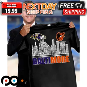 Baltimore Ravens And Baltimore Orioles Baseball Baltimore City Shirt