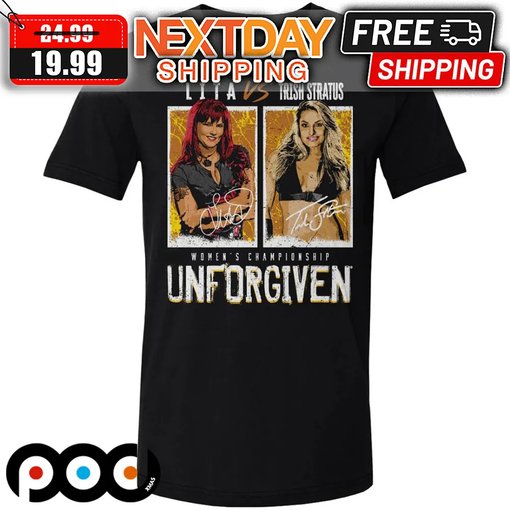 Lila vs Trish Stratus Women's Championship Unforgiven Shirt