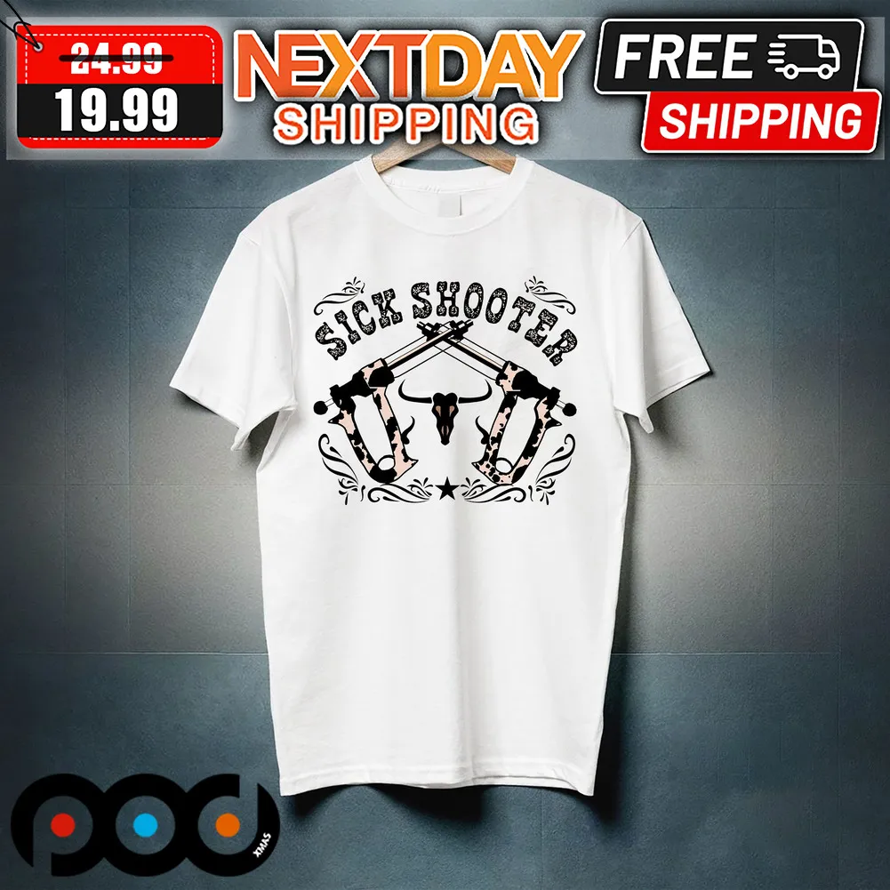 Sick Shooter Cowboy Western Shirt