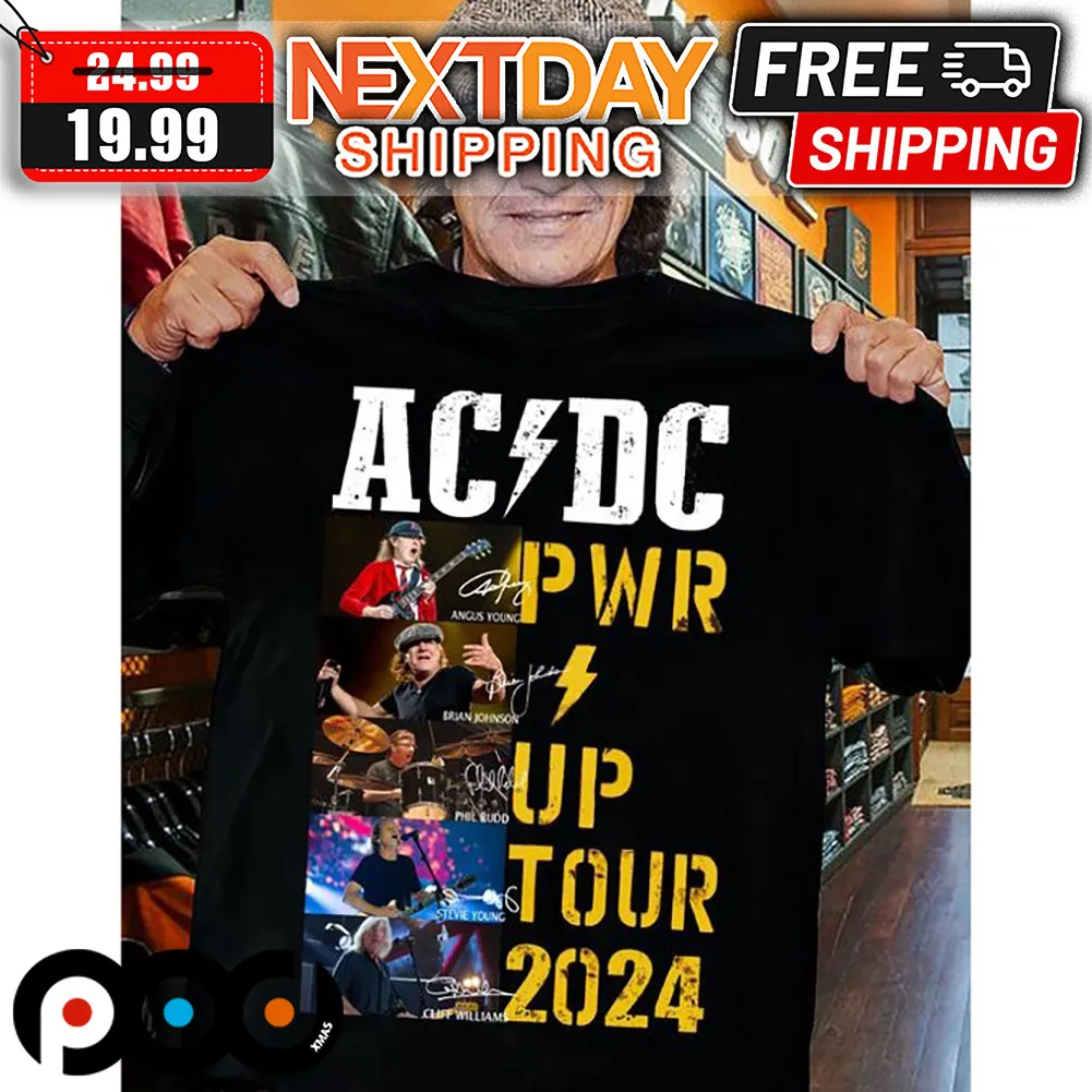 ACDC Power Up Tour 2024 Shirt