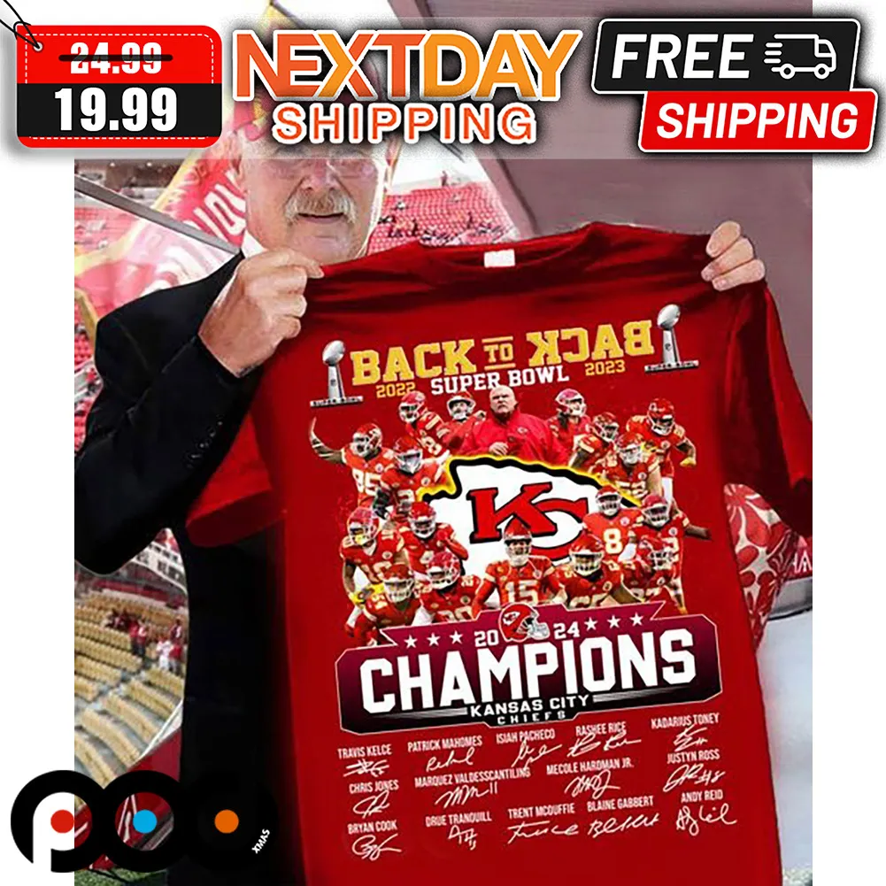 Kansas City Chiefs Back To Super Bowl LVIII 2024 Champions Shirt