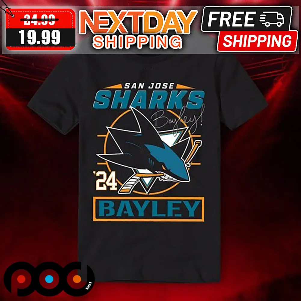 Bayley San Jose Sharks 24 Shirt