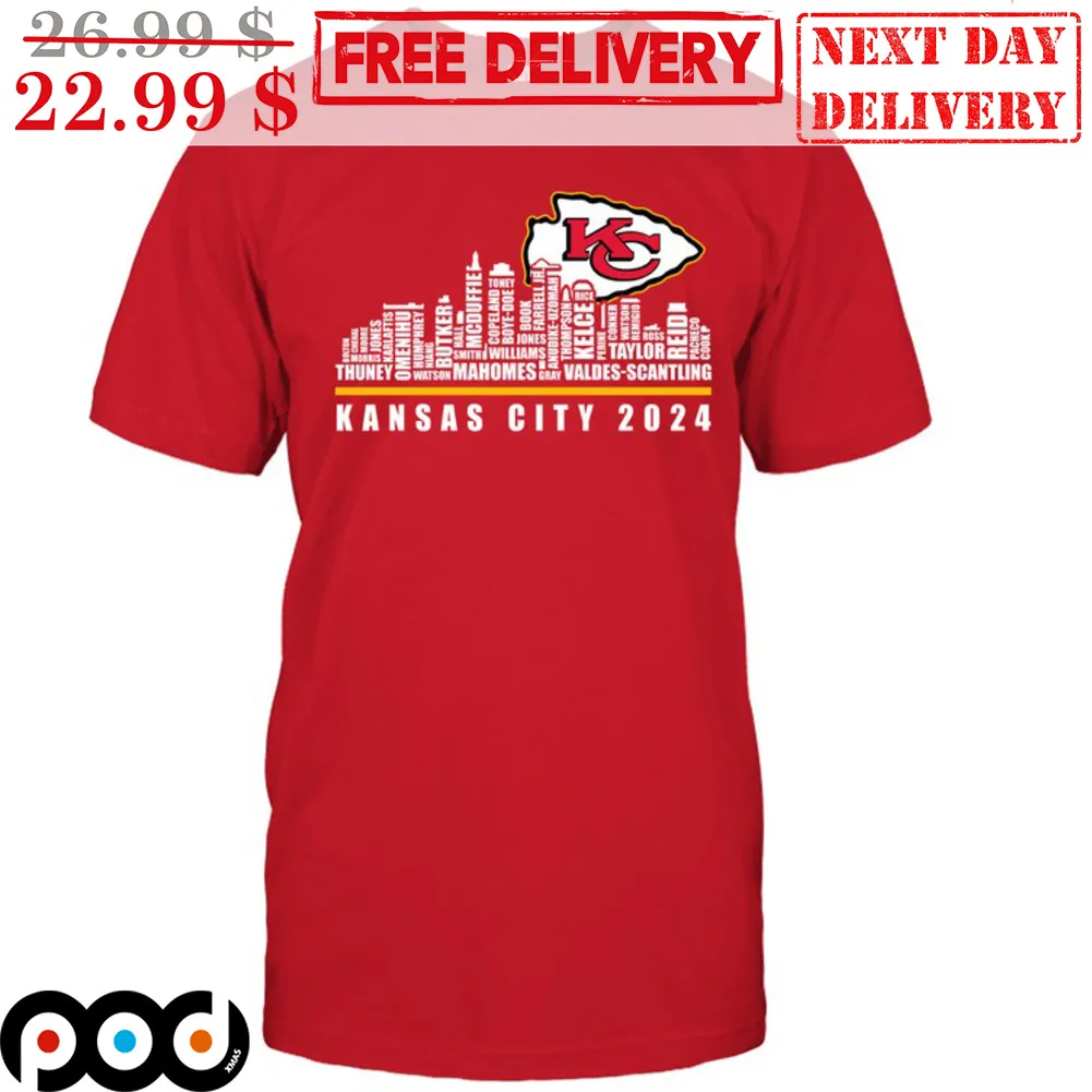 Kansas City Chiefs 2024 NFL Super Bowl Shirt