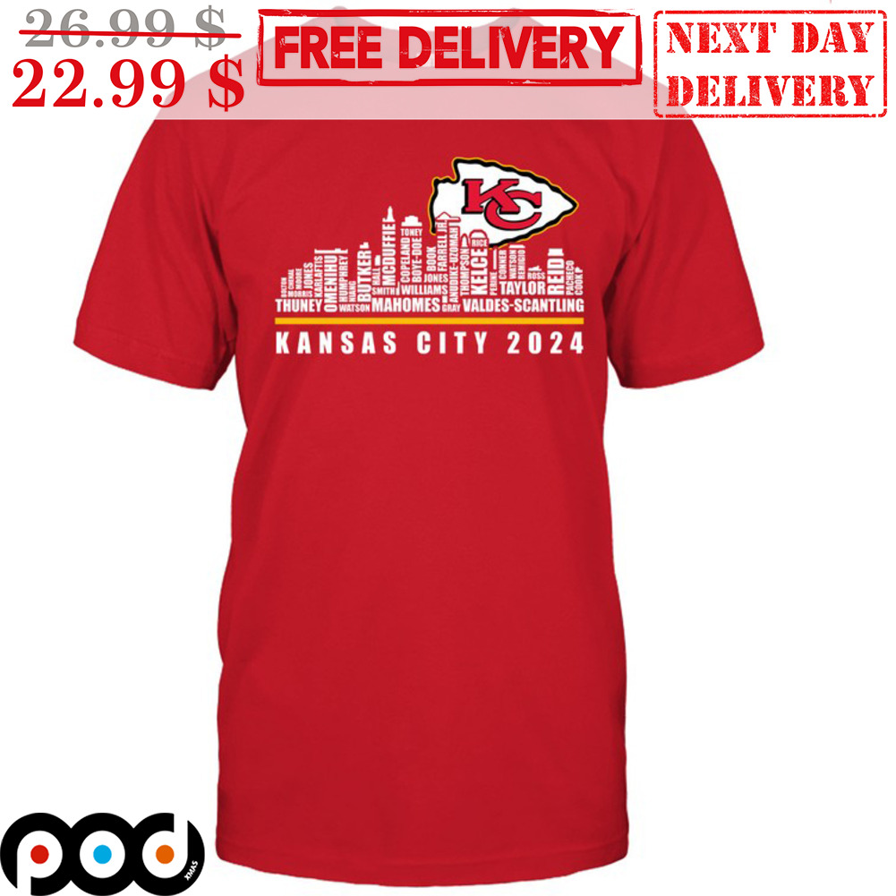 Kansas City Chiefs 2024 NFL Super Bowl Shirt