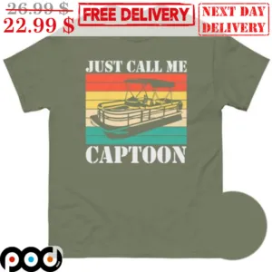 Just Call Me Captoon Vintage Retro Shirt