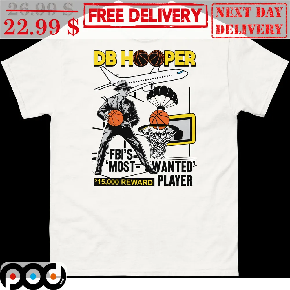 DB Hooper FBI's Most Wanted Player Shirt