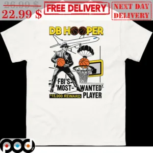 DB Hooper FBI's Most Wanted Player Shirt
