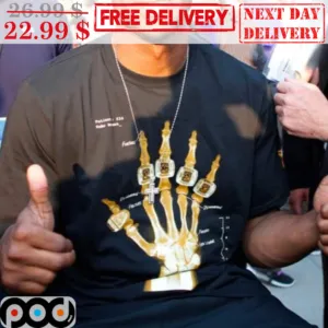 Kobe Bryant NBA Championship Ring Los Angeles Lakers Shirt