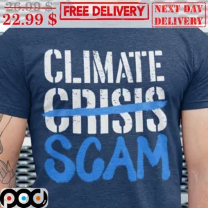 Climate Crisis Scam Vintage Shirt