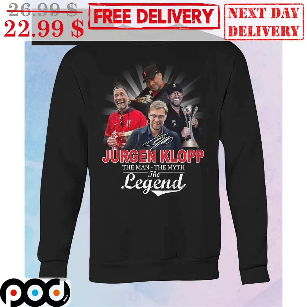 Jurgen Klopp The Man The Myth The Legend Vintage Shirt