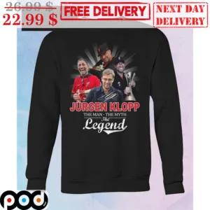 Jurgen Klopp The Man The Myth The Legend Vintage Shirt