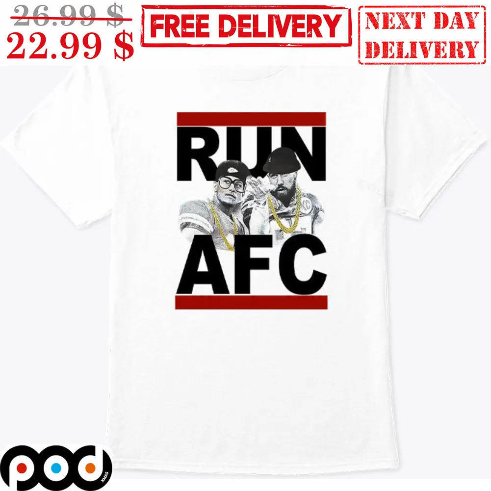 Run AFC Patrick Mahomes And Travis Kelce Kansas City Chiefs NFL Super Bowl 2024 Shirt