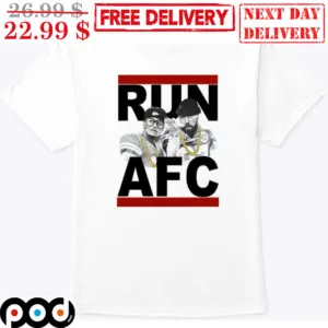Run AFC Patrick Mahomes And Travis Kelce Kansas City Chiefs NFL Super Bowl 2024 Shirt