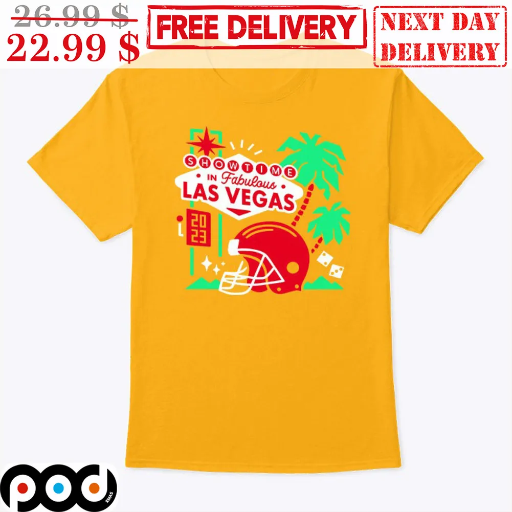 Showtime In Fabulous Las Vegas Kansas City Chiefs NFL Super Bowl 2024 Shirt