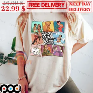 Best Mom Ever Disney Characters Shirt