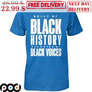 Built By Black History Elevated By Black Voices Shirt