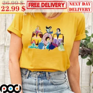 Disney Princess Mom Happy Mother's Day Shirt