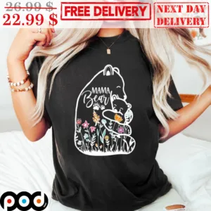 Mama Bear Floral Mother's Day Shirt