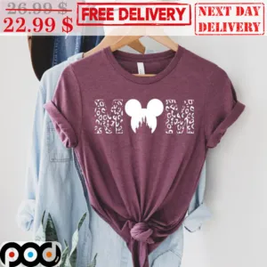 Mickey Head Castle Mom Mother's Day Disney Shirt
