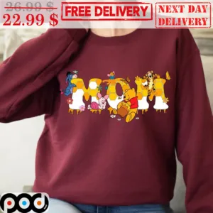 Mom Disney Characters Mother's Day Shirt