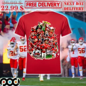 Kansas City Chiefs Team Champions NFL Signature Super Bowl 2024 Shirt