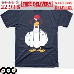 Rooster Middle Finger Shirt