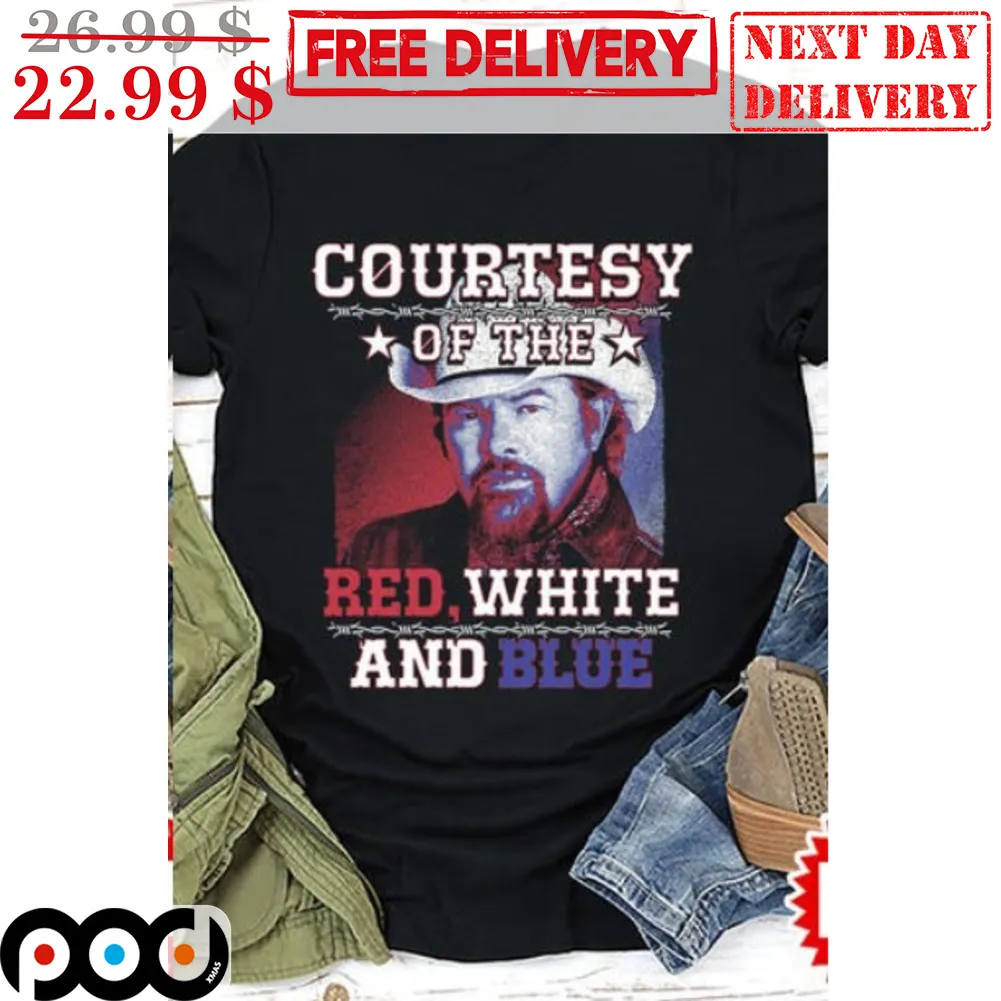 Courtesy Of The Red White And Blue Vintage Shirt