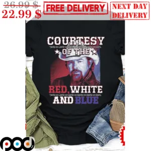 Courtesy Of The Red White And Blue Vintage Shirt