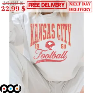 Kansas City Chiefs Football 1960 Lightning Vintage Shirt
