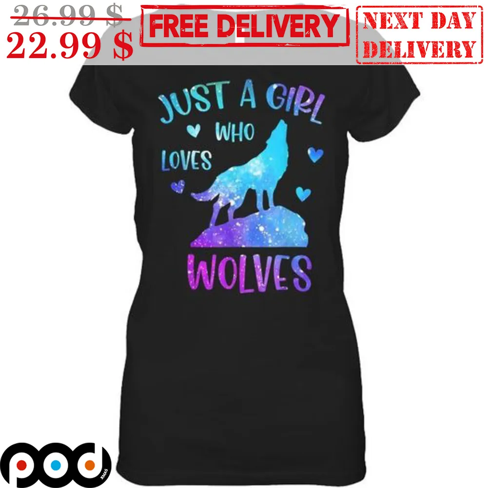 Just A Girl Who Loves Wolves Shirt