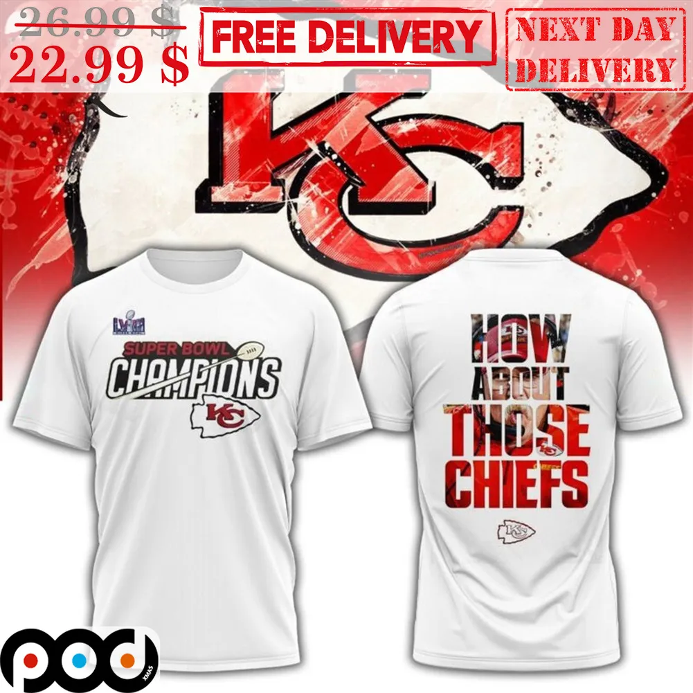 Super Bowl Champions 2024 Kansas City Chiefs How About Those Chiefs Shirt