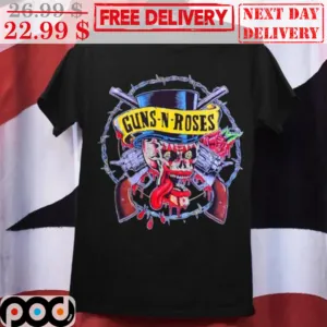 Skull Guns N Roses Gun Shirt