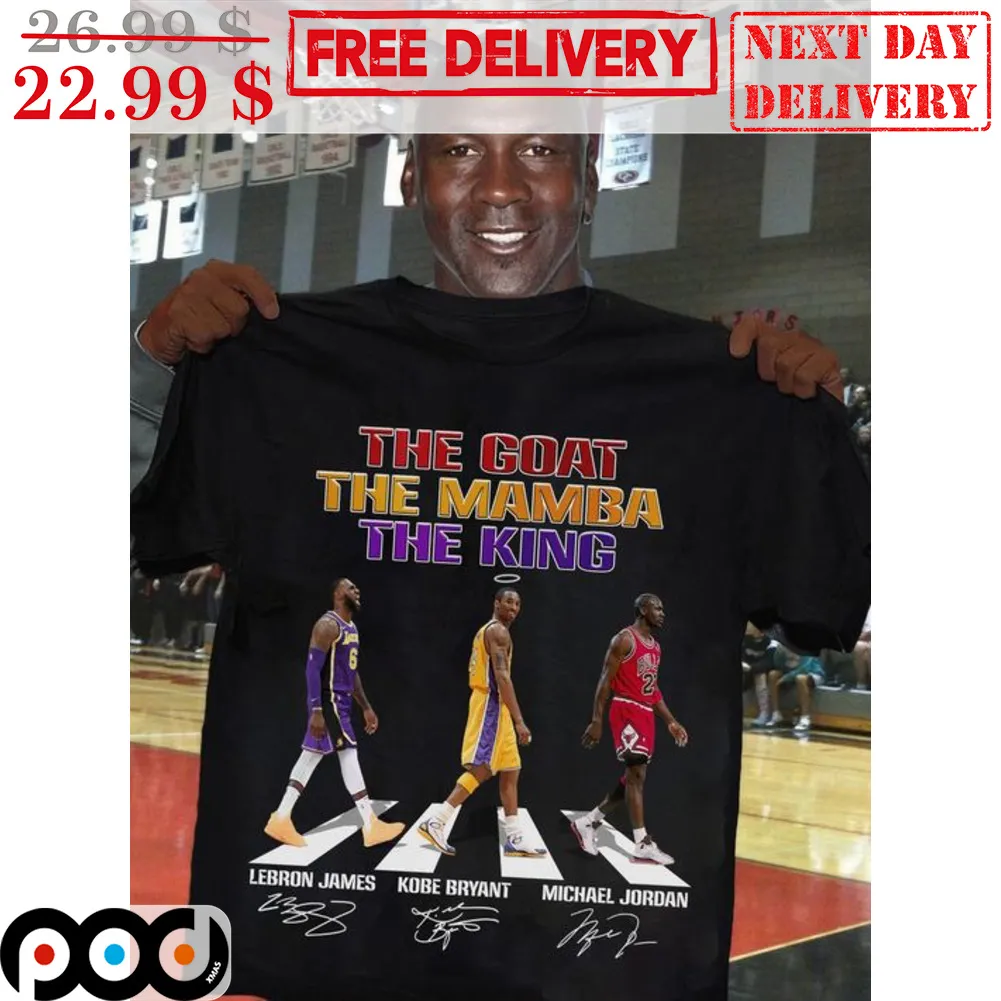 Kobe Bryant Cross Walk The Goat The Mamba The King Signature Shirt