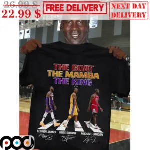 Kobe Bryant Cross Walk The Goat The Mamba The King Signature Shirt
