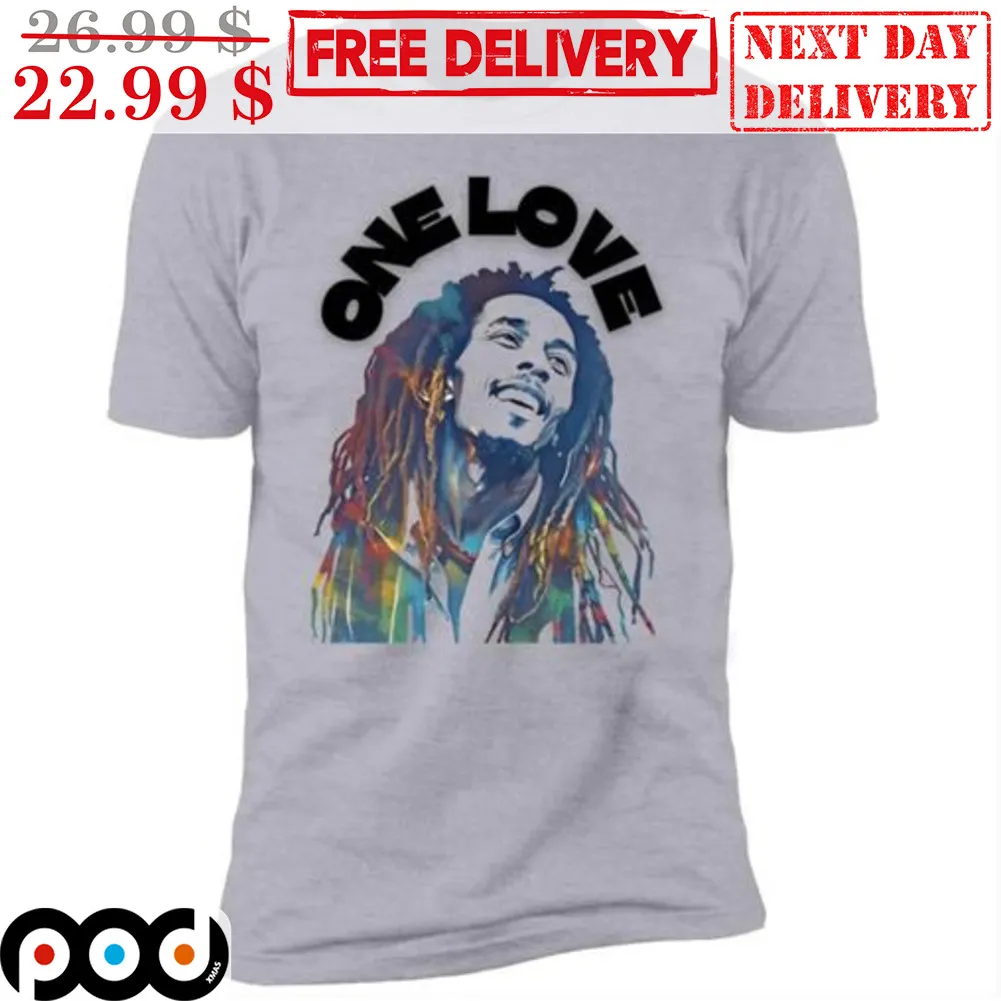 One Love Bob Marley Art Shirt