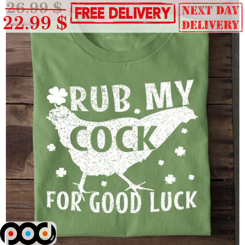 Rub My Cock For Good Luck Vintage Shirt