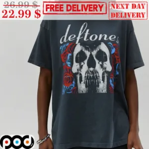 Skull Roses Deftone Shirt