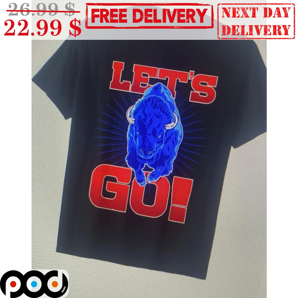Bison Let's Go Shirt