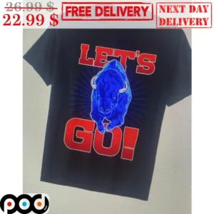 Bison Let's Go Shirt