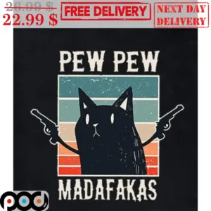 Cat Pew Pew Madafakas Vintage Shirt