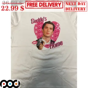 Cillian Murphy Daddy's Home Heart Shirt