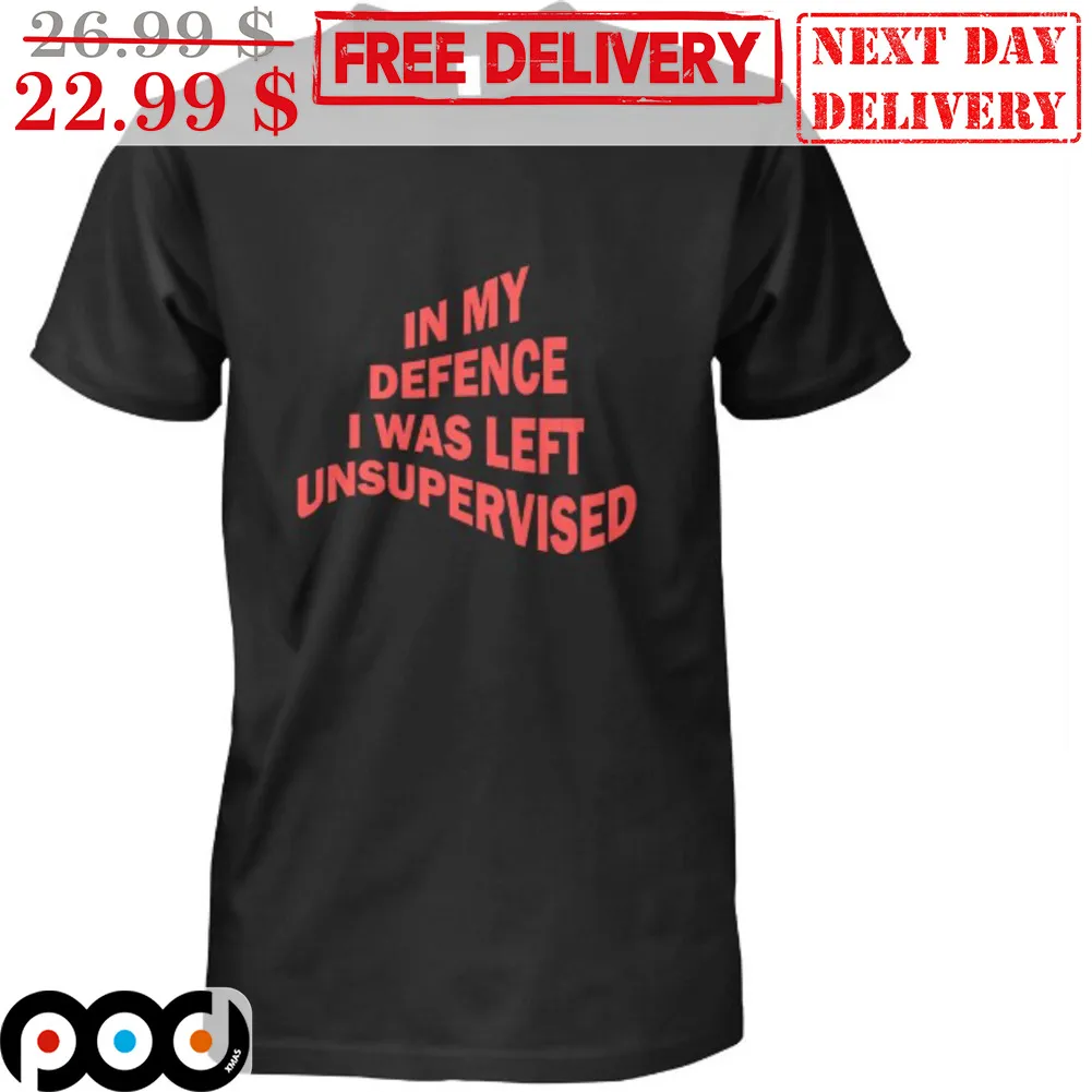In My Defence I Was Left Unsupervised Shirt