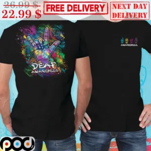 Deaf Awareness Colorful Shirt