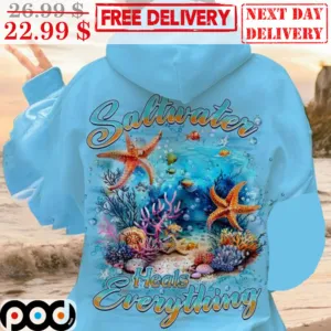 Saltwater Heals Everything Shirt