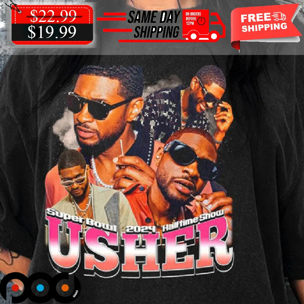 Rapper Usher Super Bowl Halftime Show Shirt