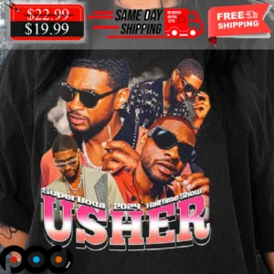 Rapper Usher Super Bowl Halftime Show Shirt