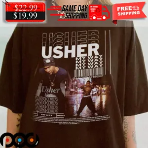 Usher My Way Super Bowl 2024 Merch Shirt