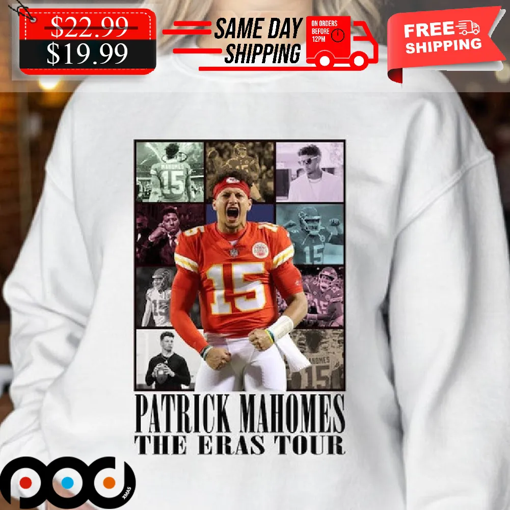 Patrick Mahomes Awesome Kansas City Chiefs The Eras Tour Shirt