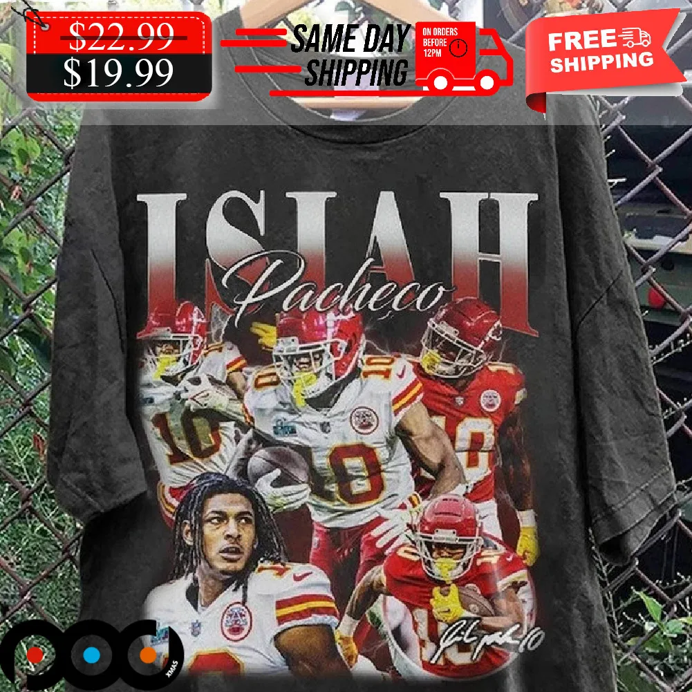 Isiah Pacheco 90s Kansas City Football Shirt