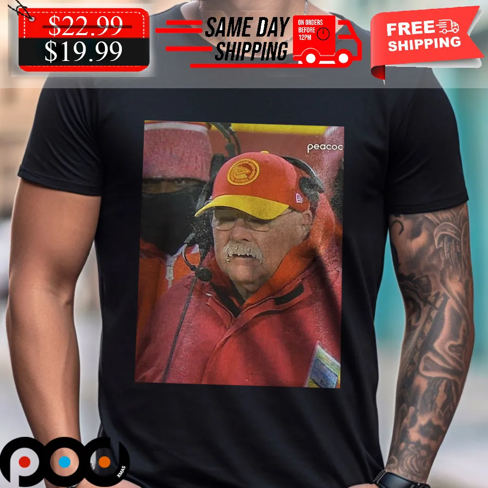 Andy Reid Frozen Mustache Kansas City Chiefs Coach Shirt